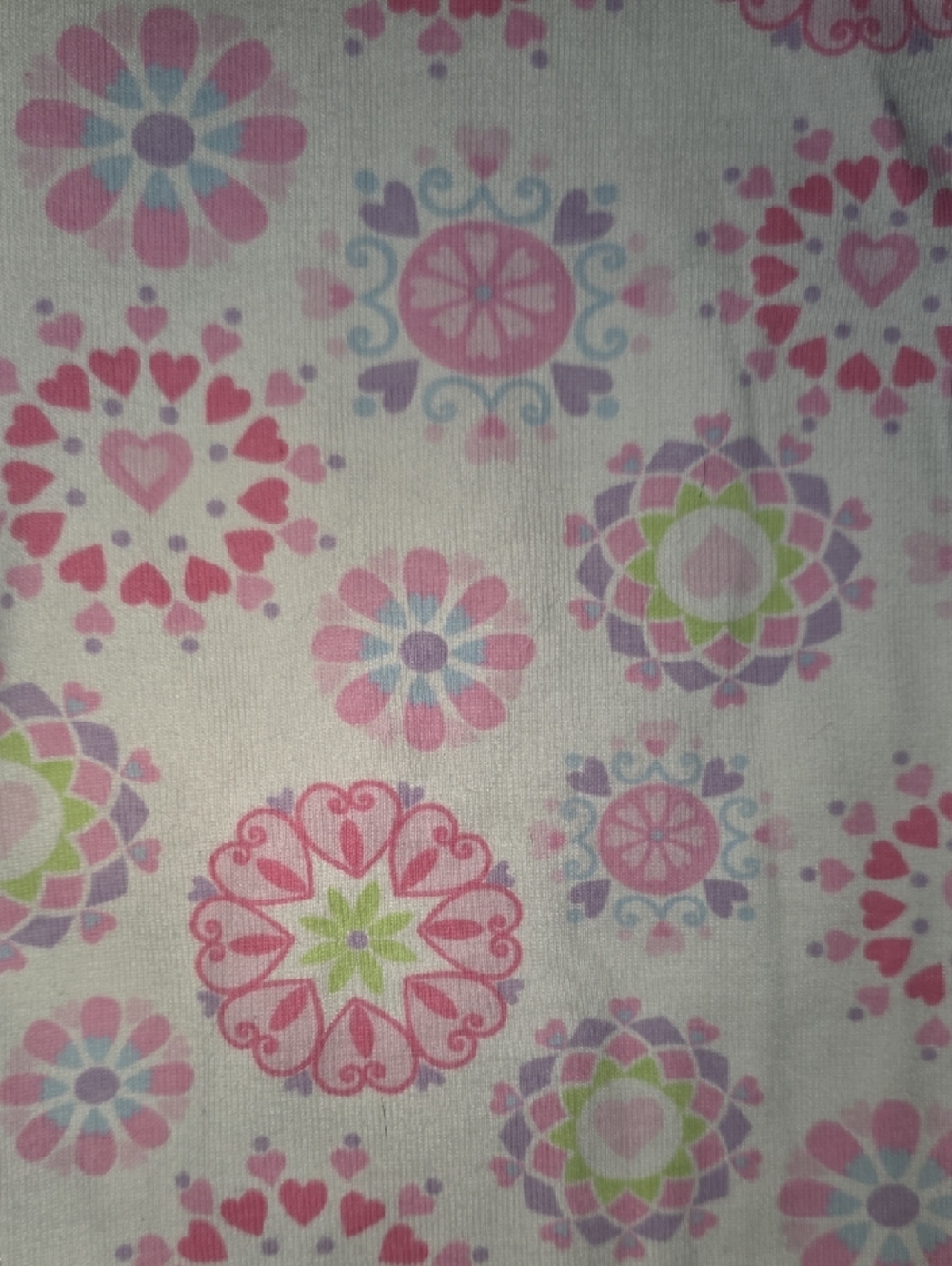 NWOT Hanna Andersson Pink & White Floral Medallion Pajamas Size 150cm Or US 12 - Picture 4 of 4